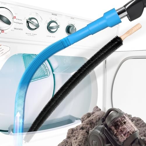 Holikme 2 Pack Dryer Lint Vacuum Attachment and Flexible...