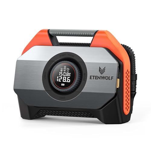 ETENWOLF VORTEX S6 Tire Inflator Portable Air Compressor...