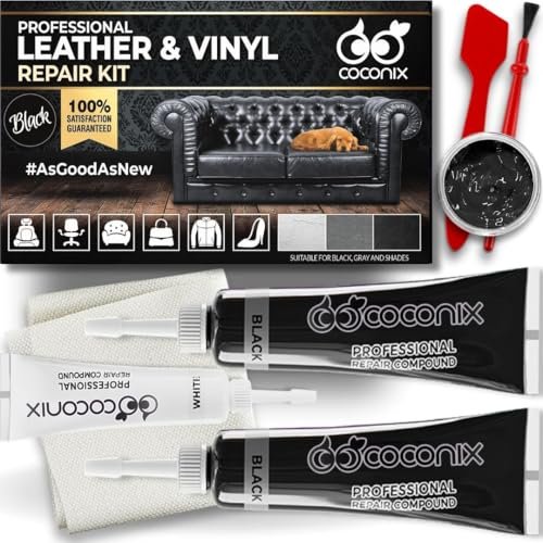 COCONIX Leather Care PRO Professional Black Leather & Vinyl...