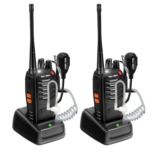 Rechargeable Walkie Talkies Long Range: MaxTalker MT-8S...
