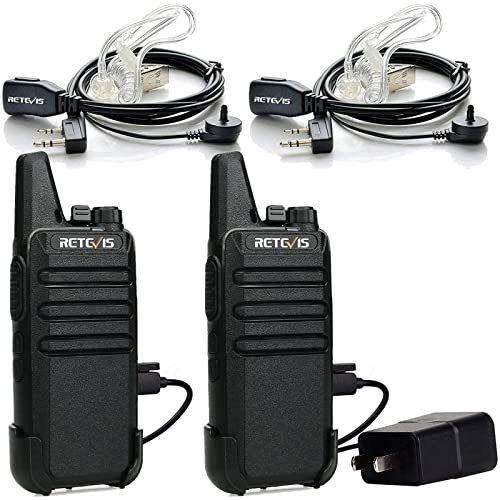 Retevis RT22 Walkie Talkies, Mini 2 Way Radio Rechargeable,...