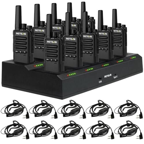 Retevis RT68B Walkie Talkies for Adults Long Range, with...