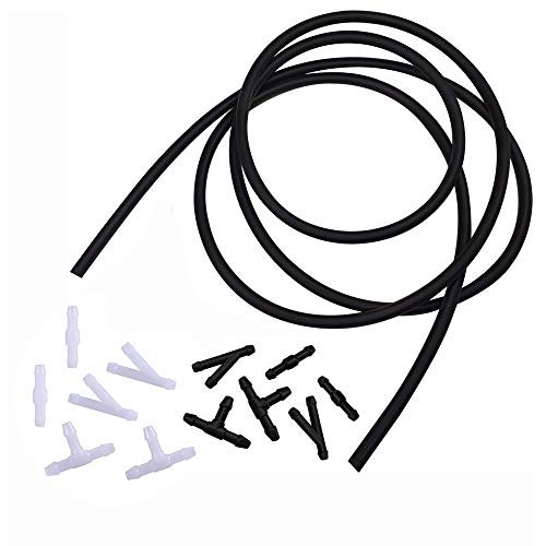 Universal Windshield Washer Nozzle Fluid Hose Kit 3 Meters...