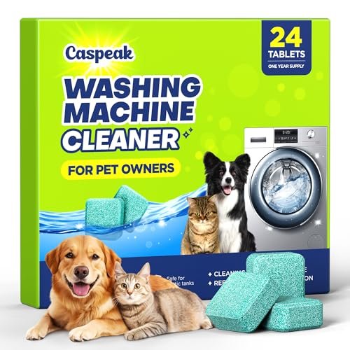 Deep Cleaning Washing Machine Cleaner Tablets, No More Odor...