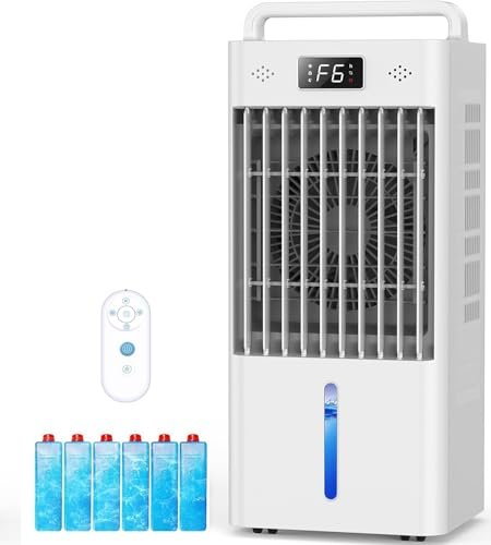 Windowless Portable Air Conditioner with Remote，Evaporative...