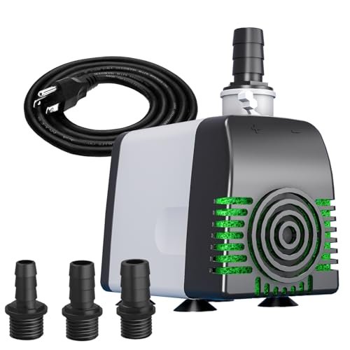 Zoronk 550GPH High-Efficiency Submersible Water Pump, Quiet...