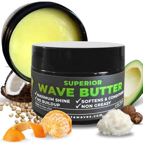 Veeta Superior Wave Grease - Maximum Shine, Non-Greasy Shea...