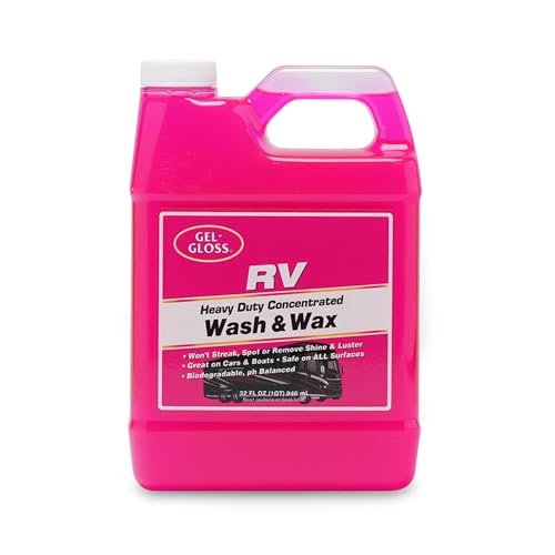 Gel GLOSS RV Wash & Wax - Clean, Streak-Free Finish,...