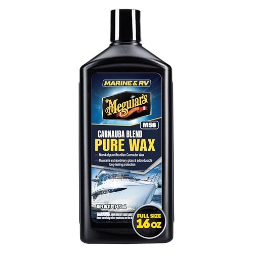 Meguiar's M5616 Marine/RV Pure Wax Carnauba Blend,...