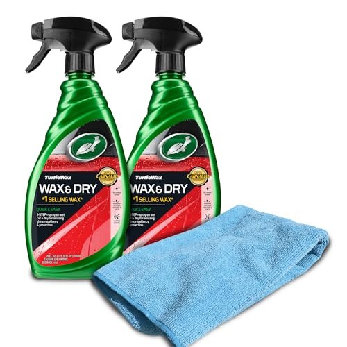 Turtle Wax 50834 1-Step Wax and Dry, Quick and Easiest...