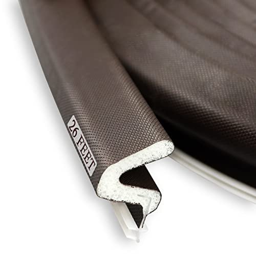 LSGCQ Kerf Weather Stripping Door Seal Strip 26 Ft Q...
