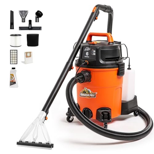 Armor All 6-Gallon* 5.5 Peak HP† 3-in-1 Wet/Dry/Upholstery...