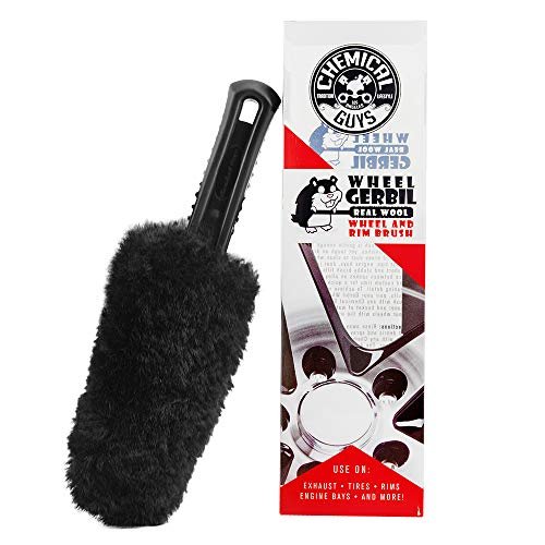 Chemical Guys Gerbil Wheel and Rim Brush, Safe for...