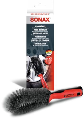 SONAX Wheel Rim Brush 417900 | Ergonomic, Metal-Free Wheel...