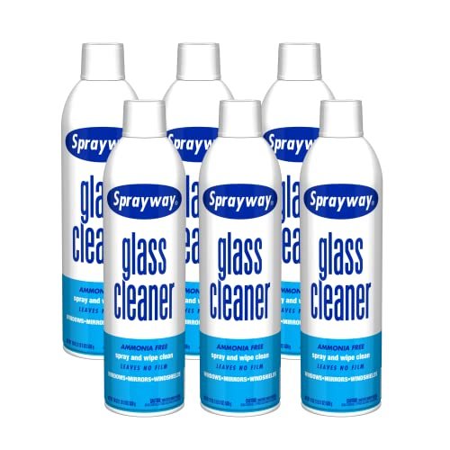 Sprayway Glass Cleaner with Foaming Spray for a Streak-Free...