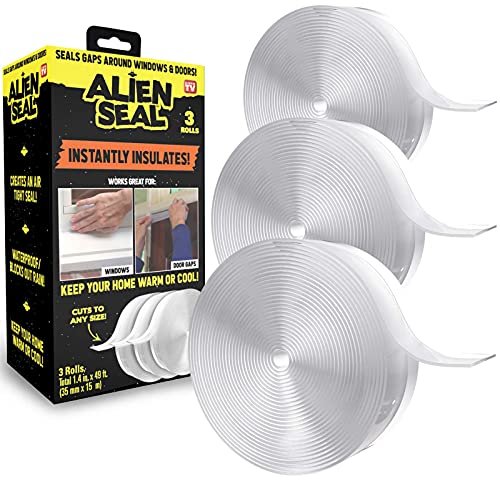 Alien Draft Seal Set of 49 Feet Anti-Draft Adhesive and...