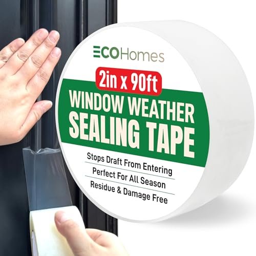 ECOHomes Window Weather Sealing Tape (2 Inch Wide) -...