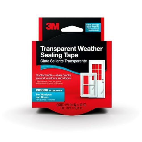 3M Transparent Weather Sealing Tape, 1.5