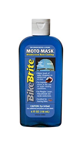 Bike Brite MM600 Moto Mask Windscreen Rain Coating - 4...