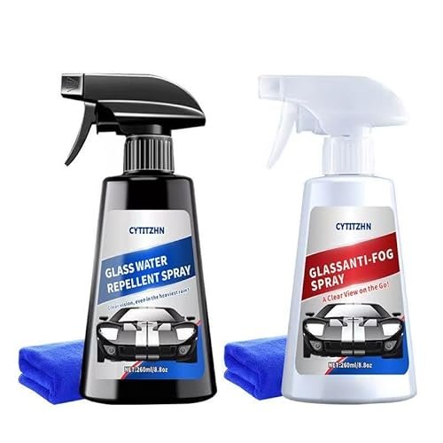 CYTITZHN Water Repellent & Anti Fog Spray for Car...