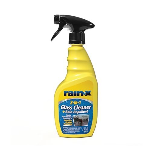 Rain-X 5071268 2-in-1 Glass Cleaner and Rain Repellant, 23...