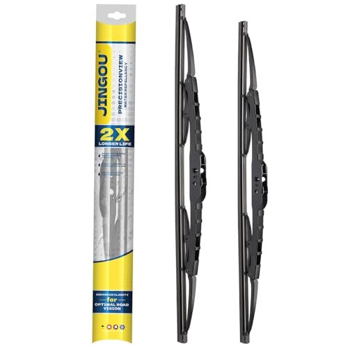 JINGOU 21''+19'' Wiper Blades, Compatible with 1992-2001...