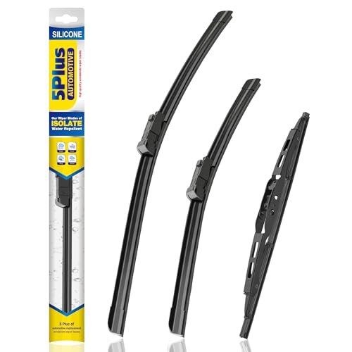 5 PLUS® Silicone Windshield Wipers Replacement for...