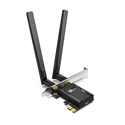TP-Link WiFi 6 PCIe WiFi Card for Desktop PC AX3000...