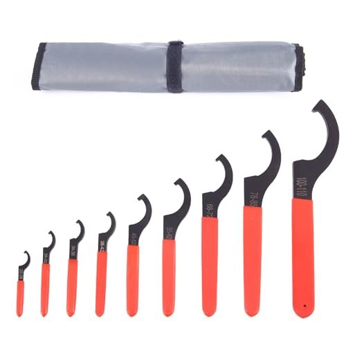 HCXUANWJTL 9 Pcs Coilover Spanner Wrench Set, Adjustable...
