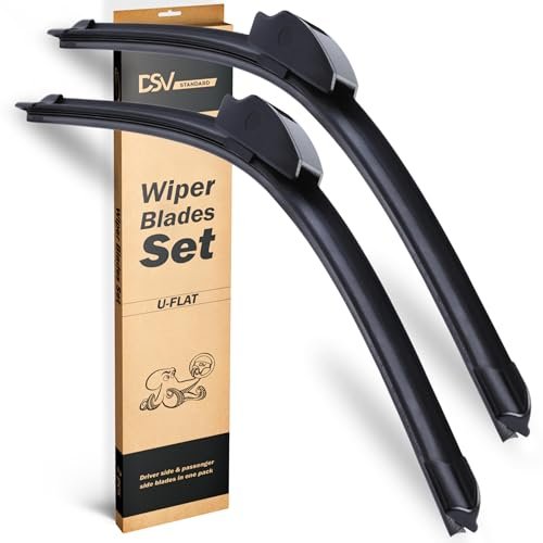 OEM Quality Windshield Wiper Blades, 22” and 22” DSV...