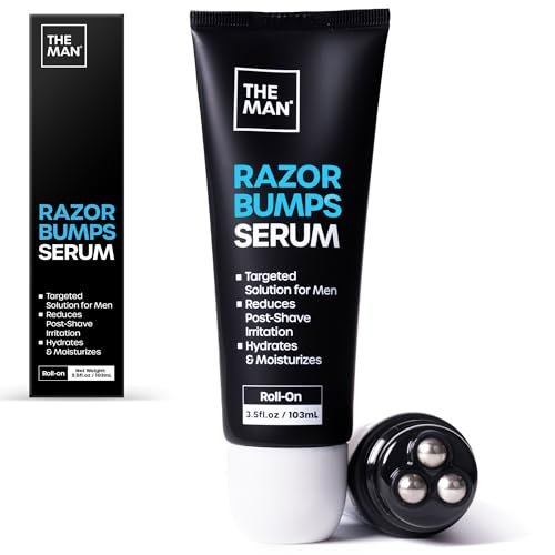 The Man Razor Bumps Serum - Ingrown Hair Treatment for...