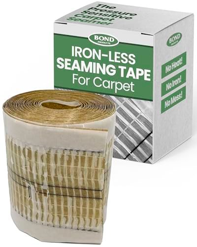Bond Heatless Carpet Tape - Seam Adhesive for Carpet...