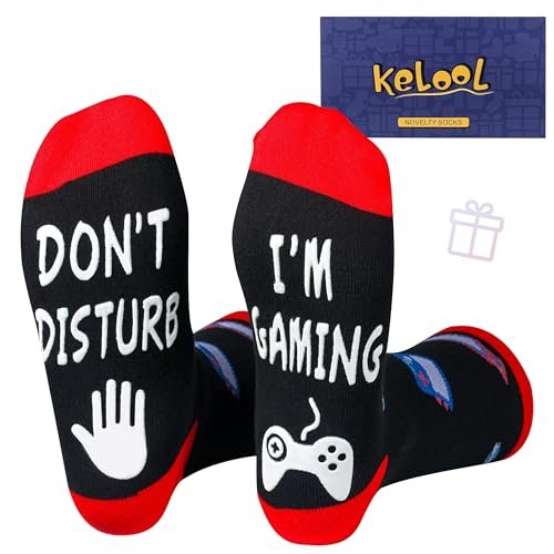 Kelool Do Not Disturb I'm Gaming Socks,Birthday Gifts for...