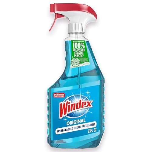 Windex Glass and Window Cleaner Spray Bottle, Packaging...
