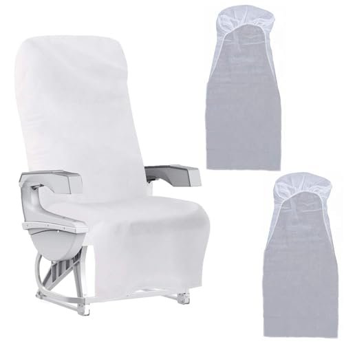SquEqu 3 Pack Disposable Airplane Seat Cover Non-Woven...