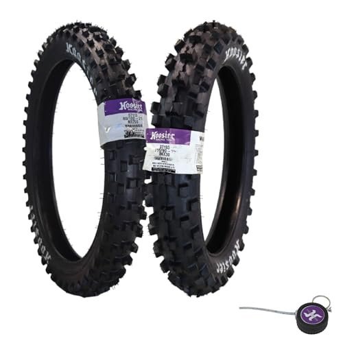 Hoosier Racing MX Tire Set: 80/100-21 MX25S Front &...