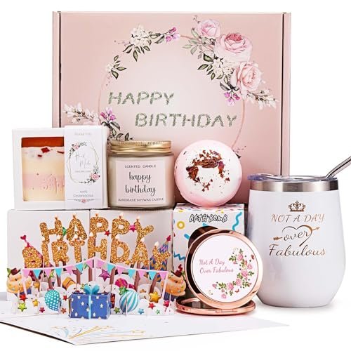 Birthday Gifts for Women, Happy Bath Set Relaxing Spa...