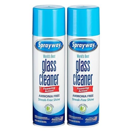 Sprayway, Glass Cleaner, 19 Oz Cans, Pack of 2