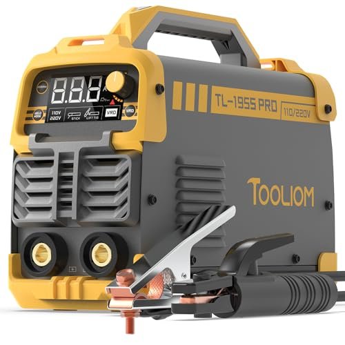 TOOLIOM 195A Stick Welder 110/220V Dual Voltage Lift TIG...