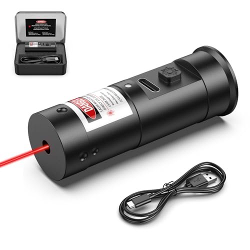 MidTen Rechargeable Bore Sight Laser 12 Gauge Red Laser...