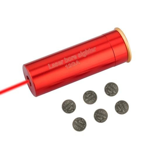 SAWKE 12 Gauge Laser Bore Sight, 12Gauge Red Dot Laser...