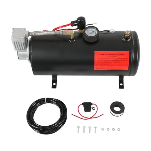 DC 12V MAX 150PSI Air Compressor Tank Pump with 3...