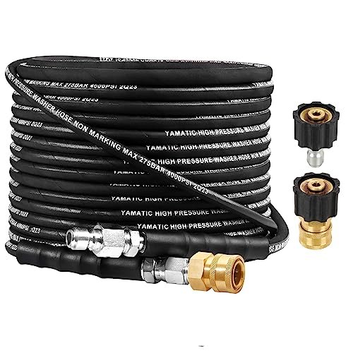 YAMATIC Kink Resistant Pressure Washer Hose 1/4