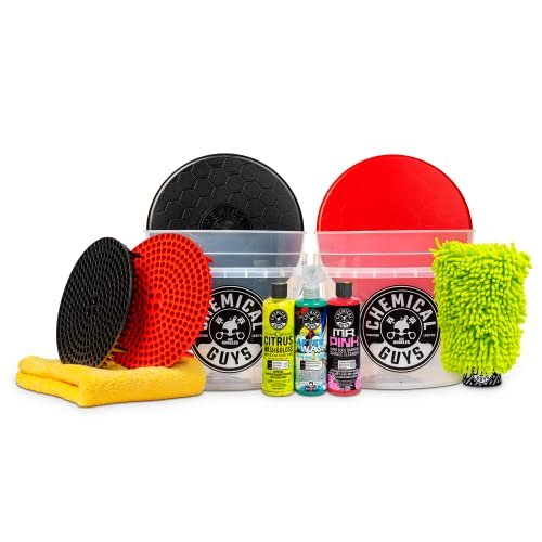 Chemical Guys HOL129 Best Two Car Wash Bucket Kit to...
