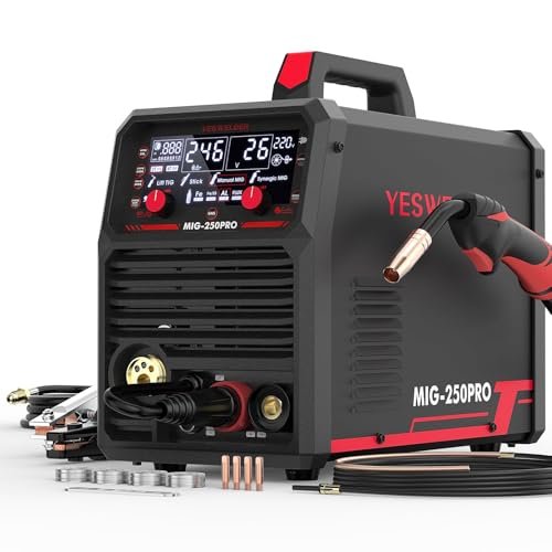 YESWELDER MIG-250 PRO Aluminum MIG Welder, 250Amp 220V...