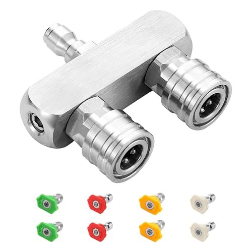 TasuoX 2-in-1 Pressure Washer Tips, Dual Pressure Washer...