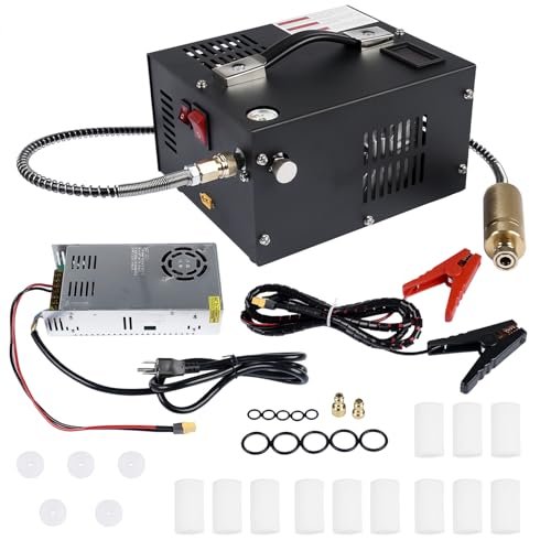 4500PSI Portable PCP Air Compressor, 12V DC/110V AC, Fast...