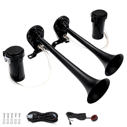 AOLIHAN Train Horn for Truck Dual Trumpet Air Horn kit...