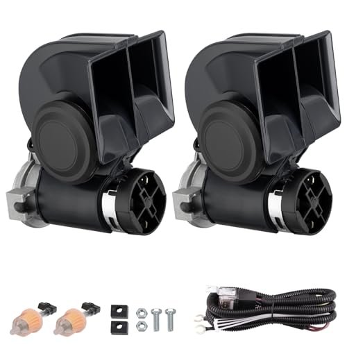 AOLIHAN Car Horn 2pcs, Train Horns for Truck Car, Super...