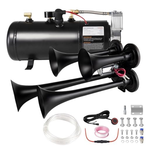 AOLIHAN 180db Air horn with 0.8 gallon Air Compressor,...